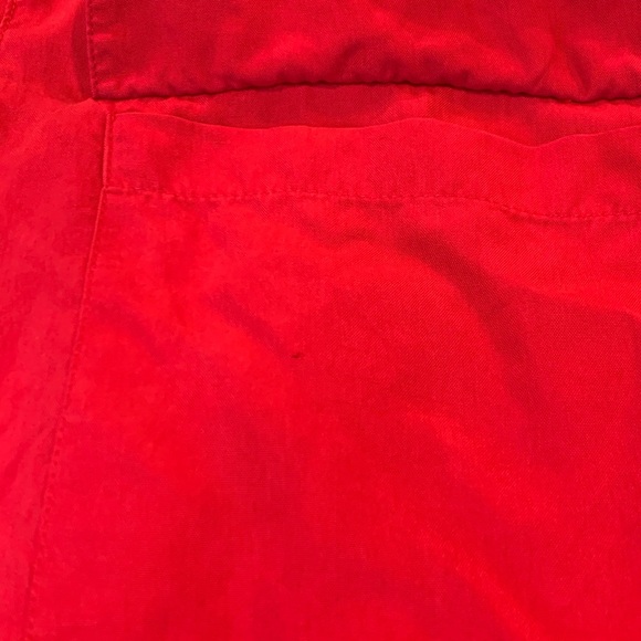 Vintage Clio Long Sleeve Button Front Shirt Vibrant Red Women’s Medium - Picture 6 of 7